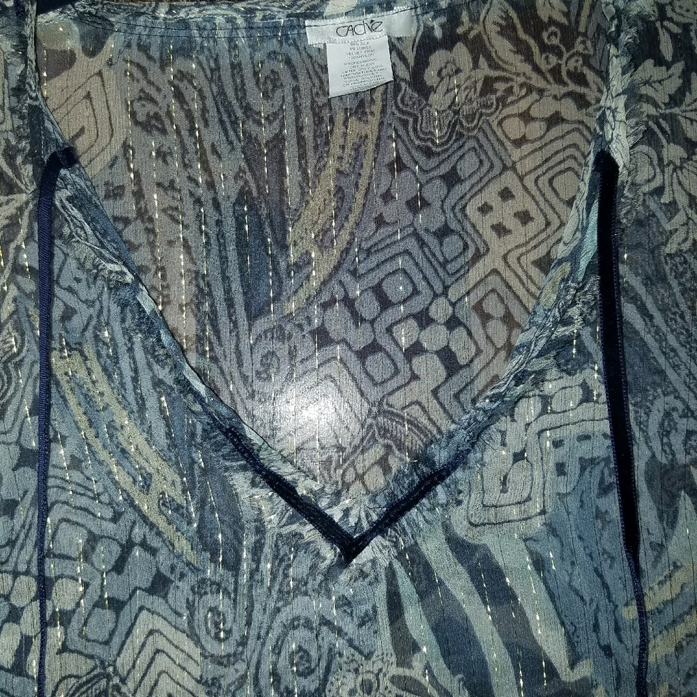 Cache Boho Style Blouse - image 2